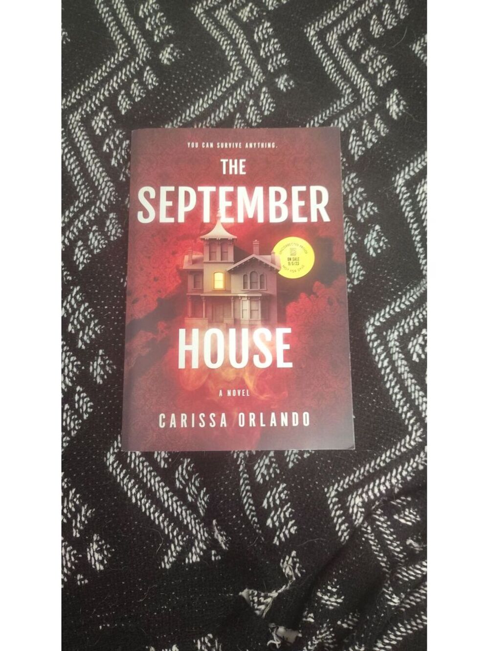 The September House Carissa Orlando 2023 Horror Haunted House Paperback